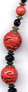 black crystal & cinnabar
